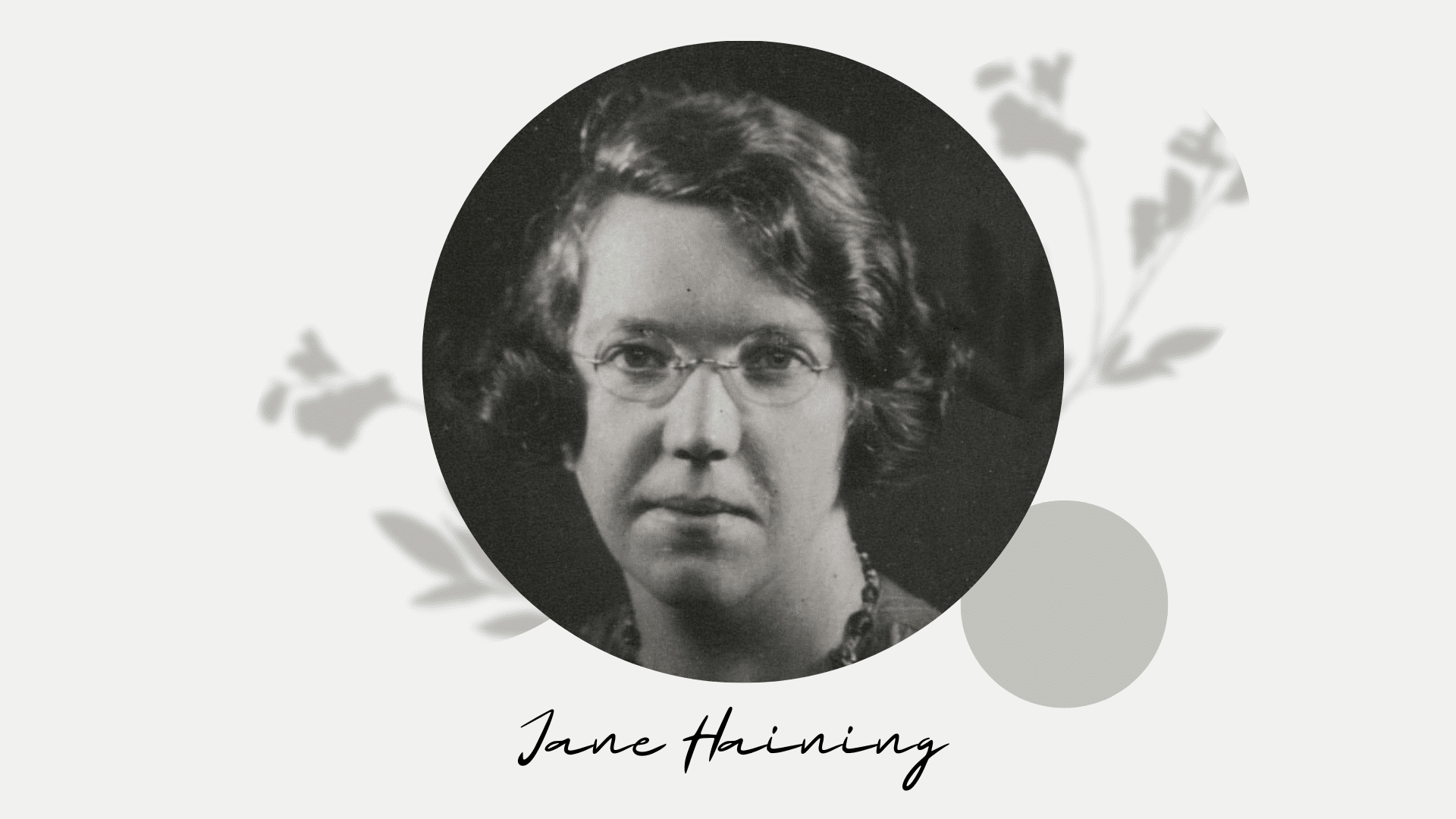 Jane Haining a skót misszió mártírja